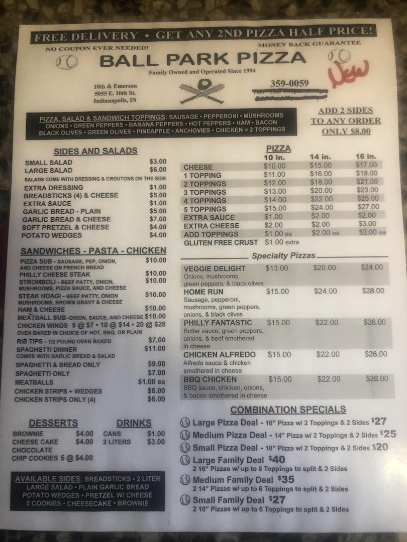 Ball Park Pizza & Eatery