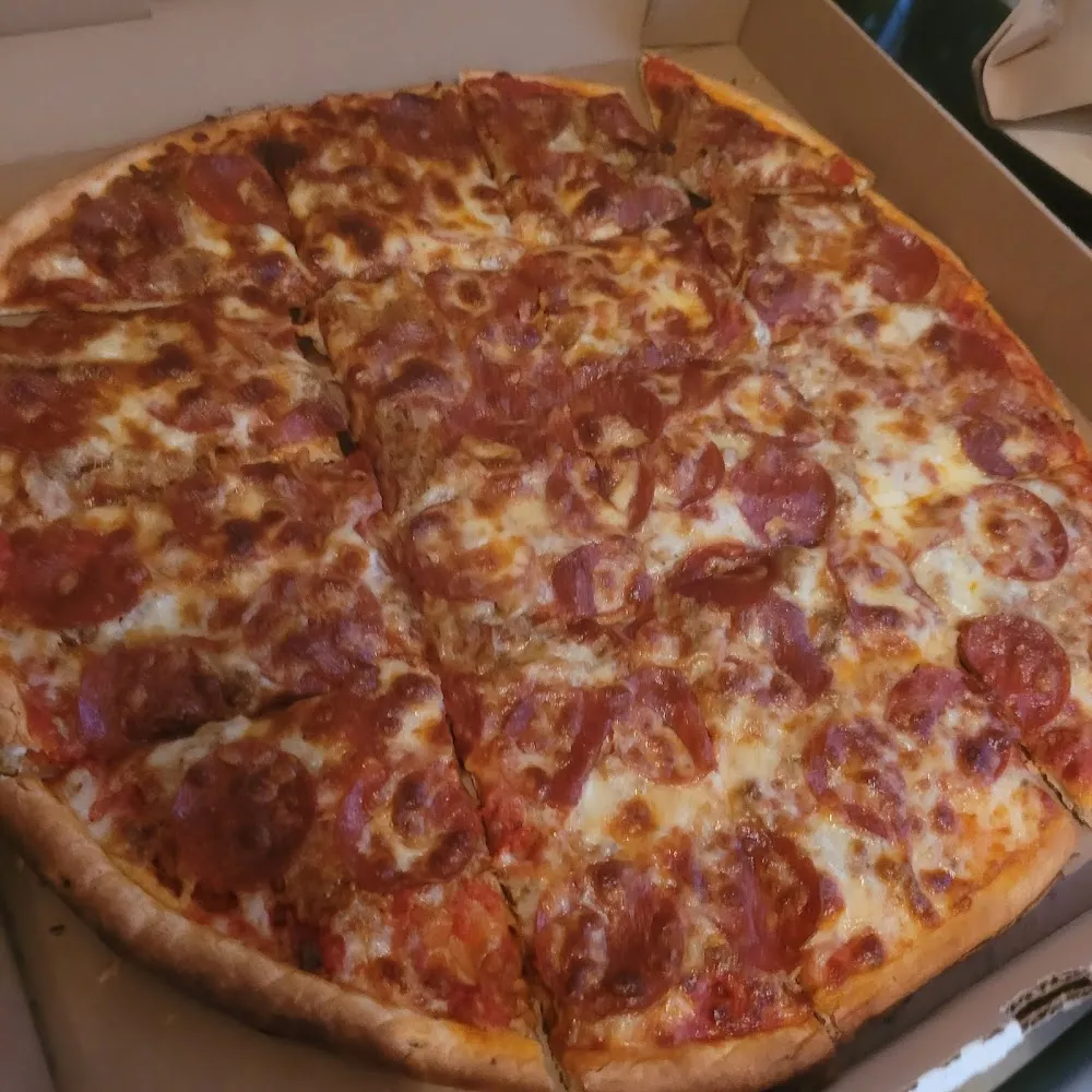 Sausage and Pepperoni Pizza